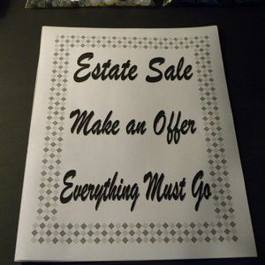 EVERYTING MUST GO - Estate Sale - ALL SALES FINAL